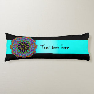 Handschilderend Mandala Klock Face 24 Lichaamskussen