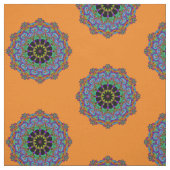Handschilderend Mandala Klock Face 24 Stof (Swatch)