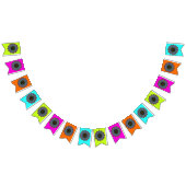 Handschilderend Mandala Klock Face 24 Vlaggetjes (Alle)