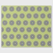 Handschilderend Mandala Klock Face 2 Cadeaupapier (Vlak)