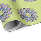Handschilderend Mandala Klock Face 2 Cadeaupapier (Rol Hoek)