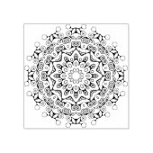 Handschilderend Mandala Klock Face 2 Rubberstempel (Afrduk)