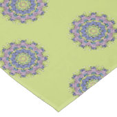 Handschilderend Mandala Klock Face 2 Tafelkleed (Gekanteld)