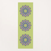 Handschilderend Mandala Klock Face 2 Yogamat (Voorkant)
