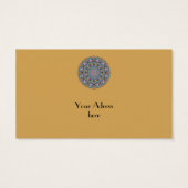 Handschilderend Mandala Klock Face 3 Visitekaartje (Achterkant)