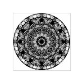 Handschilderend Mandala Klock Face 4 Rubberstempel (Afrduk)