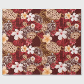 Handschilderende Abstracte Waterverf Zebra Cadeaupapier (Vlak)