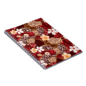 Handschilderende Abstracte Waterverf Zebra Notitieboek (Rechterzijde)