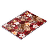 Handschilderende Abstracte Waterverf Zebra Notitieboek (Linkerzijde)