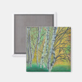 Handschilderende kunstklep Magnet Fridge Magnet (Voorkant / Achterkant)