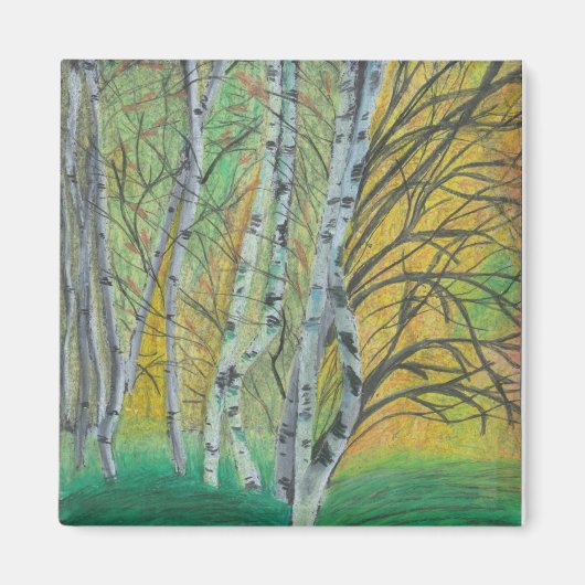 Handschilderende kunstklep Magnet Fridge Magnet (Voorkant)