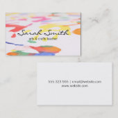 Handschilderij II Visitekaartje (Voorkant / Achterkant)