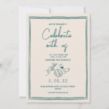 Handschilderij Retro Hedendaags Verloving