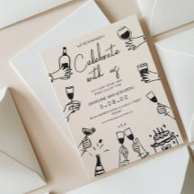 Handschilderij Retro Hedendaags Verloving