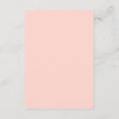 Handschilderij Retro Hedendaagse Kunst Bruiloft Informatiekaartje (Achterkant)