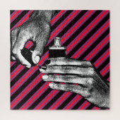 Handschilderingen Vingernagels Manicure Makeup sch Legpuzzel (Verticaal)