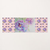 Handschildklierroze bruinbankroetpanelen floreel Y Yogamat (Achterkant (horizontaal))