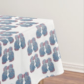 Handschildpad Blauwroze Stafford Dogs Tablecloth Tafelkleed (Voorbeeld)