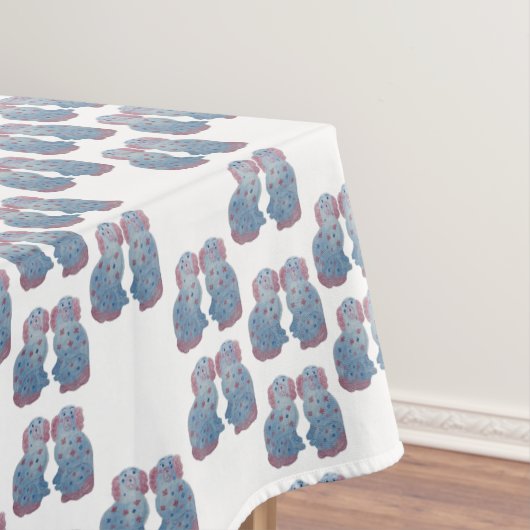 Handschildpad Blauwroze Stafford Dogs Tablecloth Tafelkleed (Voorbeeld)