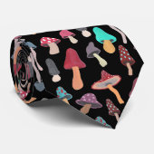 Handschildpaddenstoel Fungi-patroon Stropdas (Opgerold)