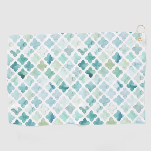 Handschildpadpatroon Golfhanddoek (Horizontaal)