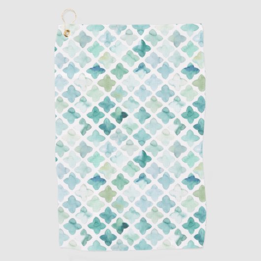 Handschildpadpatroon Golfhanddoek (Voorkant)