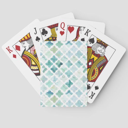 Handschildpadpatroon Pokerkaarten (Achterkant)