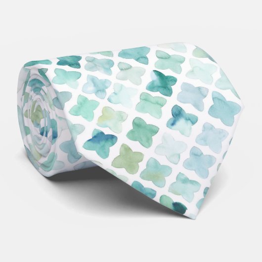 Handschildpadpatroon Stropdas (Opgerold)