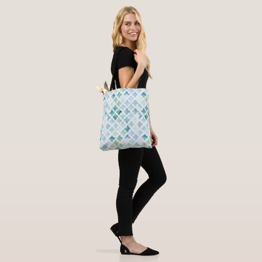 Handschildpadpatroon Tote Bag (Op model)