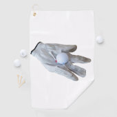 Handschoen en een golfbal ontwerp Beste Golf Handd Golfhanddoek (Insitu)