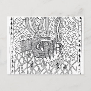 handschoenen briefkaart