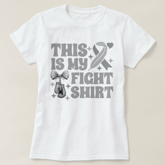 Handschoenen Dit is mijn vecht Shirt voor hersentu (Design voorkant)
