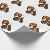  handschoenen en helmet cadeaupapier (Hoek)