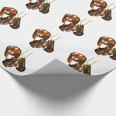  handschoenen en helmet cadeaupapier (Hoek)