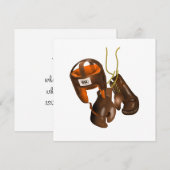 handschoenen en helmet kaart (Voorkant / Achterkant)