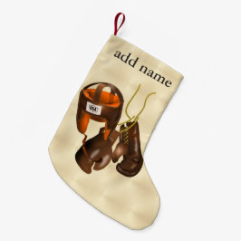 handschoenen en helmet kleine kerstsok