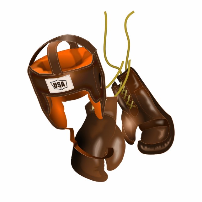  handschoenen en helmet staand fotobeeldje  (Voorkant)