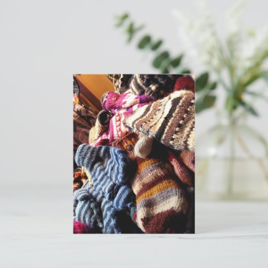 Handschoenen en Mittens Briefkaart (Staand voorkant)