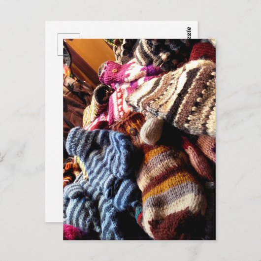 Handschoenen en Mittens Briefkaart (Voorkant / Achterkant)