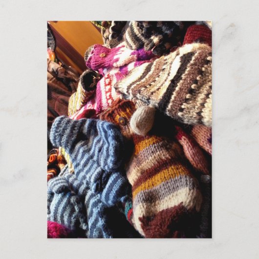 Handschoenen en Mittens Briefkaart (Voorkant)