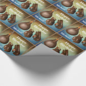 handschoenen en zakgeld cadeaupapier (Hoek)