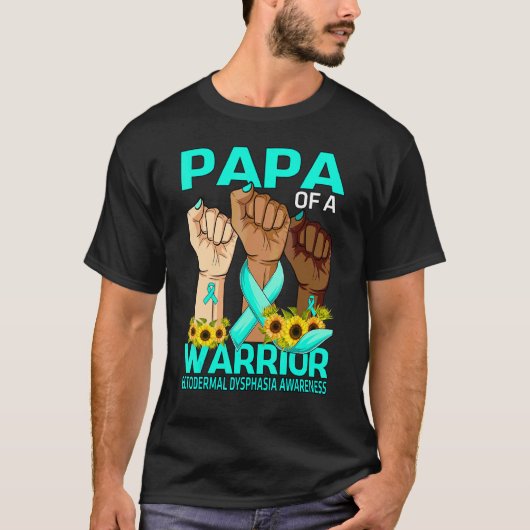 Handschoenen van een warrior Ectodermal dysphasia  T-shirt (Voorkant)