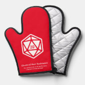 Handschoenen van hittebestendigheid ovenwant (Voorkant / Achterkant)