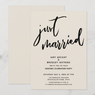 Handschrift Alleen gehuwde Cream Weddenschappen Kaart