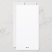 Handschrift Believe | Kerst Fotokaart Feestdagenkaart (Achterkant)