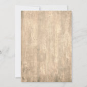 Handschrift, bijtend u wordt uitgenodigd slechts o kaart (Achterkant)