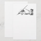 handschrift briefpapier (Voorkant / Achterkant)