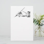 handschrift briefpapier (Staand voorkant)