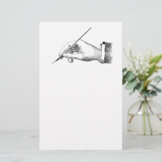 handschrift briefpapier (Staand voorkant)