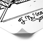 Handschrift Cartoon 2059 Poster (Hoek)